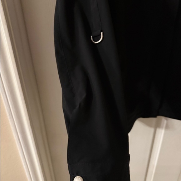 Zenergy by Chico’s black lightweight, long sleeve, zip front jacket size 3 = XL - Picture 4 of 10